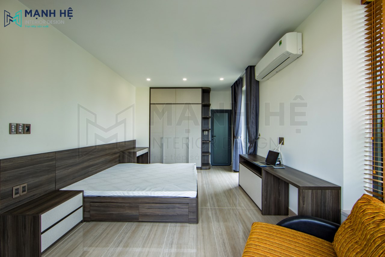 hoàn thiện nội thất phòng ngủ gỗ công nghiệp