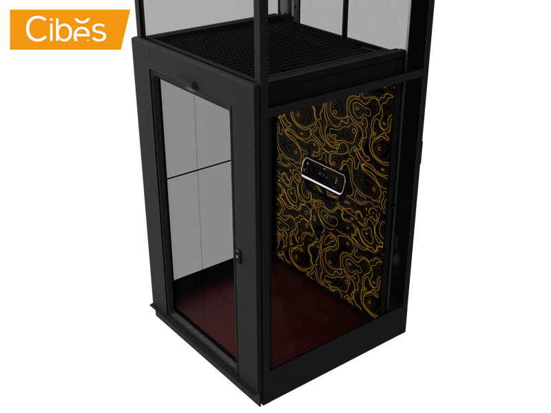 Thiết kế mẫu cabin thang máy đẹp nhất với bảng điều khiển cảm ứng